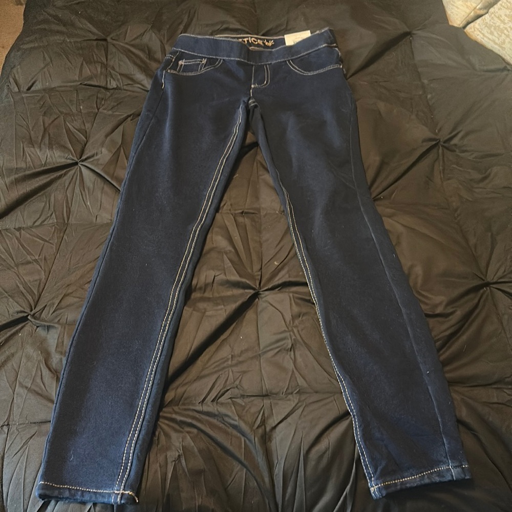 Justice Jeggings- Dark Wash- Girls SZ 14